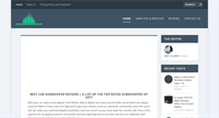 Desktop Screenshot of bestcarsubwoofer.net