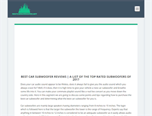 Tablet Screenshot of bestcarsubwoofer.net